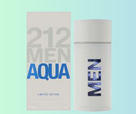 PERFUME CAROLINA HERRERA 212 AQUA MEN